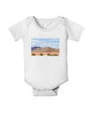 Pixel Landscape - Desert Baby Romper Bodysuit-Baby Romper-TooLoud-White-06-Months-Davson Sales