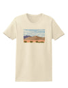 Pixel Landscape - Desert Womens T-Shirt-Womens T-Shirt-TooLoud-Natural-X-Small-Davson Sales