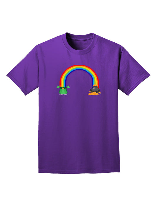 Pixel Pot of Gold Adult Dark T-Shirt-Mens T-Shirt-TooLoud-Purple-Small-Davson Sales