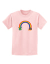 Pixel Pot of Gold Childrens T-Shirt-Childrens T-Shirt-TooLoud-PalePink-X-Small-Davson Sales