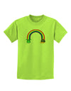 Pixel Pot of Gold Childrens T-Shirt-Childrens T-Shirt-TooLoud-Lime-Green-X-Small-Davson Sales