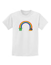 Pixel Pot of Gold Childrens T-Shirt-Childrens T-Shirt-TooLoud-White-X-Small-Davson Sales