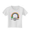 Pixel Pot of Gold St Patrick Text Toddler T-Shirt-Toddler T-Shirt-TooLoud-White-2T-Davson Sales