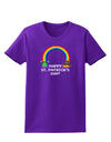 Pixel Pot of Gold St Patrick Text Womens Dark T-Shirt-TooLoud-Purple-X-Small-Davson Sales