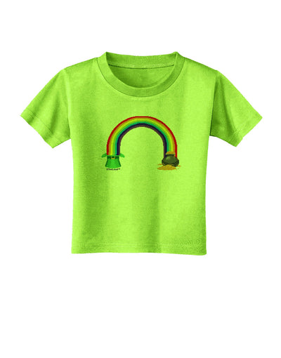 Pixel Pot of Gold Toddler T-Shirt-Toddler T-Shirt-TooLoud-Lime-Green-2T-Davson Sales