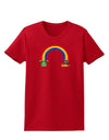 Pixel Pot of Gold Womens Dark T-Shirt-TooLoud-Red-X-Small-Davson Sales