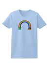 Pixel Pot of Gold Womens T-Shirt-Womens T-Shirt-TooLoud-Light-Blue-X-Small-Davson Sales