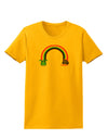 Pixel Pot of Gold Womens T-Shirt-Womens T-Shirt-TooLoud-Gold-X-Small-Davson Sales