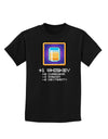 Pixel Whiskey Item Childrens Dark T-Shirt-Childrens T-Shirt-TooLoud-Black-X-Small-Davson Sales