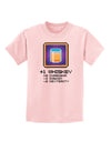 Pixel Whiskey Item Childrens T-Shirt-Childrens T-Shirt-TooLoud-PalePink-X-Small-Davson Sales