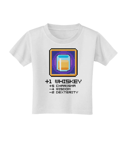 Pixel Whiskey Item Toddler T-Shirt-Toddler T-Shirt-TooLoud-White-2T-Davson Sales