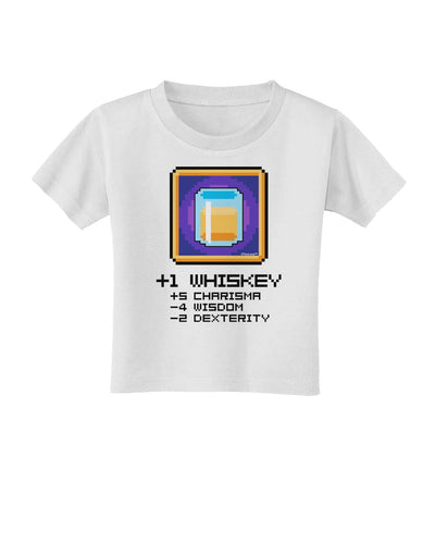 Pixel Whiskey Item Toddler T-Shirt-Toddler T-Shirt-TooLoud-White-2T-Davson Sales