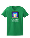 Pixel Whiskey Item Womens Dark T-Shirt-TooLoud-Kelly-Green-X-Small-Davson Sales