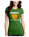 Pizza Is My Valentine Juniors Crew Dark T-Shirt by TooLoud-T-Shirts Juniors Tops-TooLoud-Kiwi-Green-Juniors Fitted X-Small-Davson Sales