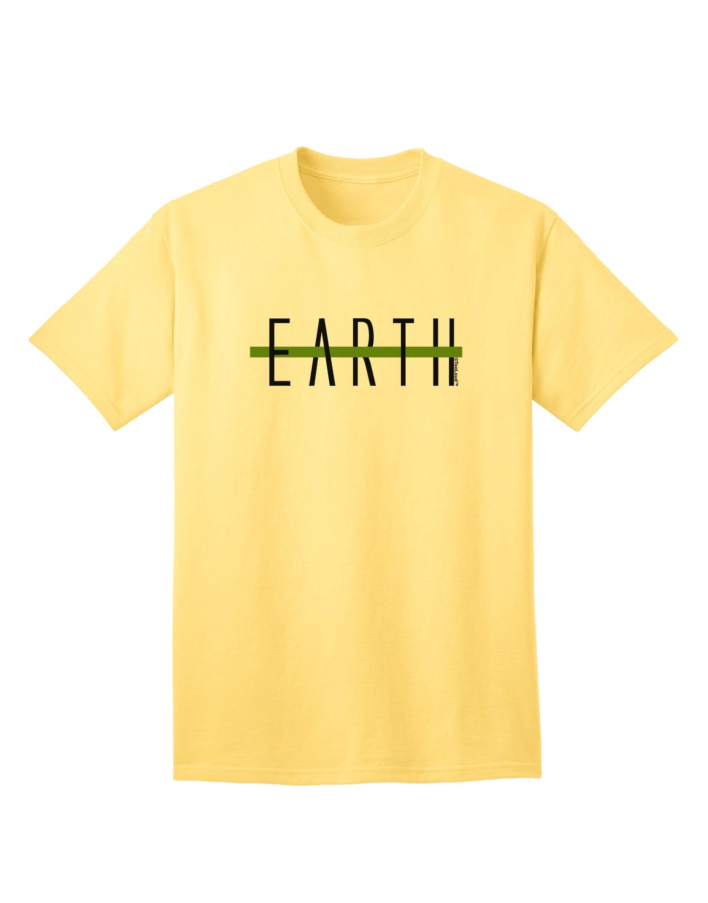Planet Earth - Premium Text-Only Design for Adults T-Shirt Collection-Mens T-shirts-TooLoud-Yellow-Small-Davson Sales
