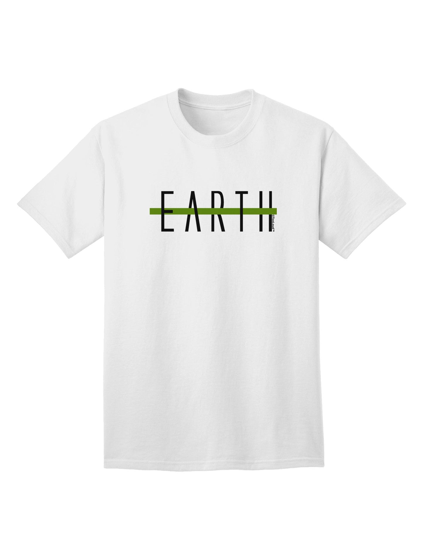Planet Earth - Premium Text-Only Design for Adults T-Shirt Collection-Mens T-shirts-TooLoud-White-Small-Davson Sales