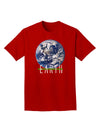 Planet Earth Text Adult Dark T-Shirt-Mens T-Shirt-TooLoud-Red-Small-Davson Sales