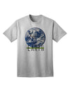 Planet Earth Text Adult T-Shirt-unisex t-shirt-TooLoud-AshGray-Small-Davson Sales