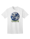 Planet Earth Text Adult T-Shirt-unisex t-shirt-TooLoud-White-Small-Davson Sales