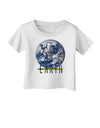 Planet Earth Text Infant T-Shirt-Infant T-Shirt-TooLoud-White-06-Months-Davson Sales