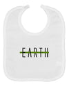 Planet Earth Text Only Baby Bib