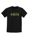 Planet Earth Text Only Childrens Dark T-Shirt-Childrens T-Shirt-TooLoud-Black-X-Small-Davson Sales