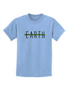 Planet Earth Text Only Childrens T-Shirt-Childrens T-Shirt-TooLoud-Light-Blue-X-Small-Davson Sales