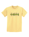 Planet Earth Text Only Childrens T-Shirt-Childrens T-Shirt-TooLoud-Daffodil-Yellow-X-Small-Davson Sales