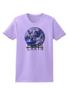 Planet Earth Text Womens T-Shirt-Womens T-Shirt-TooLoud-Lavender-X-Small-Davson Sales