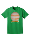 Planet Jupiter Earth Text Adult Dark T-Shirt-Mens T-Shirt-TooLoud-Kelly-Green-Small-Davson Sales