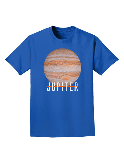 Planet Jupiter Earth Text Adult Dark T-Shirt-Mens T-Shirt-TooLoud-Royal-Blue-Small-Davson Sales