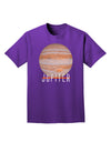 Planet Jupiter Earth Text Adult Dark T-Shirt-Mens T-Shirt-TooLoud-Purple-Small-Davson Sales