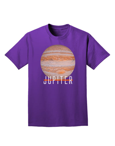 Planet Jupiter Earth Text Adult Dark T-Shirt-Mens T-Shirt-TooLoud-Purple-Small-Davson Sales