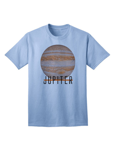 Planet Jupiter Earth Text Adult T-Shirt-unisex t-shirt-TooLoud-Light-Blue-Small-Davson Sales