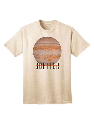 Planet Jupiter Earth Text Adult T-Shirt-unisex t-shirt-TooLoud-Natural-Small-Davson Sales