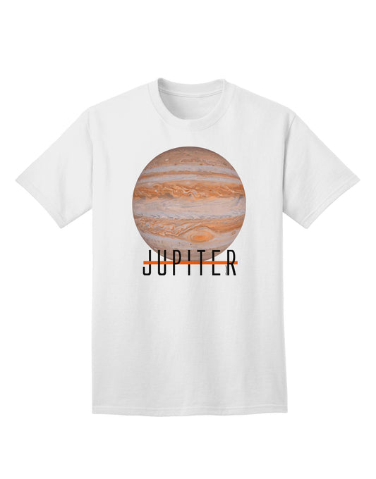 Planet Jupiter Earth Text Adult T-Shirt-unisex t-shirt-TooLoud-White-Small-Davson Sales
