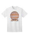 Planet Jupiter Earth Text Adult T-Shirt