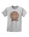 Planet Jupiter Earth Text Childrens T-Shirt-Childrens T-Shirt-TooLoud-AshGray-X-Small-Davson Sales