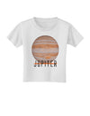 Planet Jupiter Earth Text Toddler T-Shirt-Toddler T-Shirt-TooLoud-White-2T-Davson Sales