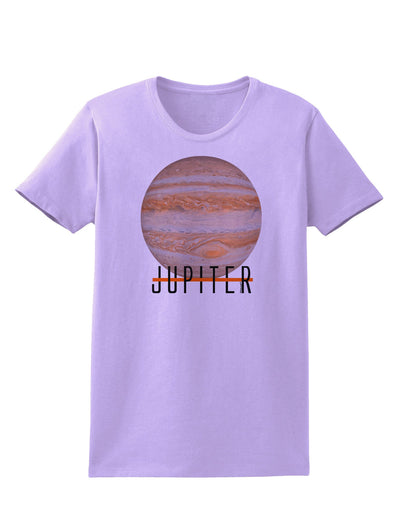 Planet Jupiter Earth Text Womens T-Shirt-Womens T-Shirt-TooLoud-Lavender-X-Small-Davson Sales