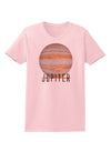 Planet Jupiter Earth Text Womens T-Shirt-Womens T-Shirt-TooLoud-PalePink-X-Small-Davson Sales