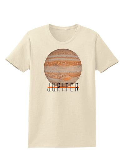 Planet Jupiter Earth Text Womens T-Shirt-Womens T-Shirt-TooLoud-Natural-X-Small-Davson Sales