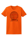 Planet Jupiter Earth Text Womens T-Shirt-Womens T-Shirt-TooLoud-Orange-X-Small-Davson Sales