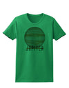 Planet Jupiter Earth Text Womens T-Shirt-Womens T-Shirt-TooLoud-Kelly-Green-X-Small-Davson Sales