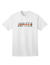 Planet Jupiter - Premium Text-Only Design Adult T-Shirt for Space Enthusiasts-Mens T-shirts-TooLoud-White-Small-Davson Sales