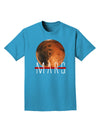 Planet Mars Text Adult Dark T-Shirt-Mens T-Shirt-TooLoud-Turquoise-Small-Davson Sales