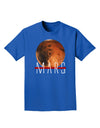 Planet Mars Text Adult Dark T-Shirt-Mens T-Shirt-TooLoud-Royal-Blue-Small-Davson Sales