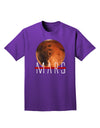 Planet Mars Text Adult Dark T-Shirt-Mens T-Shirt-TooLoud-Purple-Small-Davson Sales