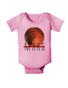 Planet Mars Text Baby Romper Bodysuit-Baby Romper-TooLoud-Pink-06-Months-Davson Sales