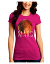 Planet Mars Text Juniors Petite Crew Dark T-Shirt-T-Shirts Juniors Tops-TooLoud-Hot-Pink-Juniors Fitted Small-Davson Sales